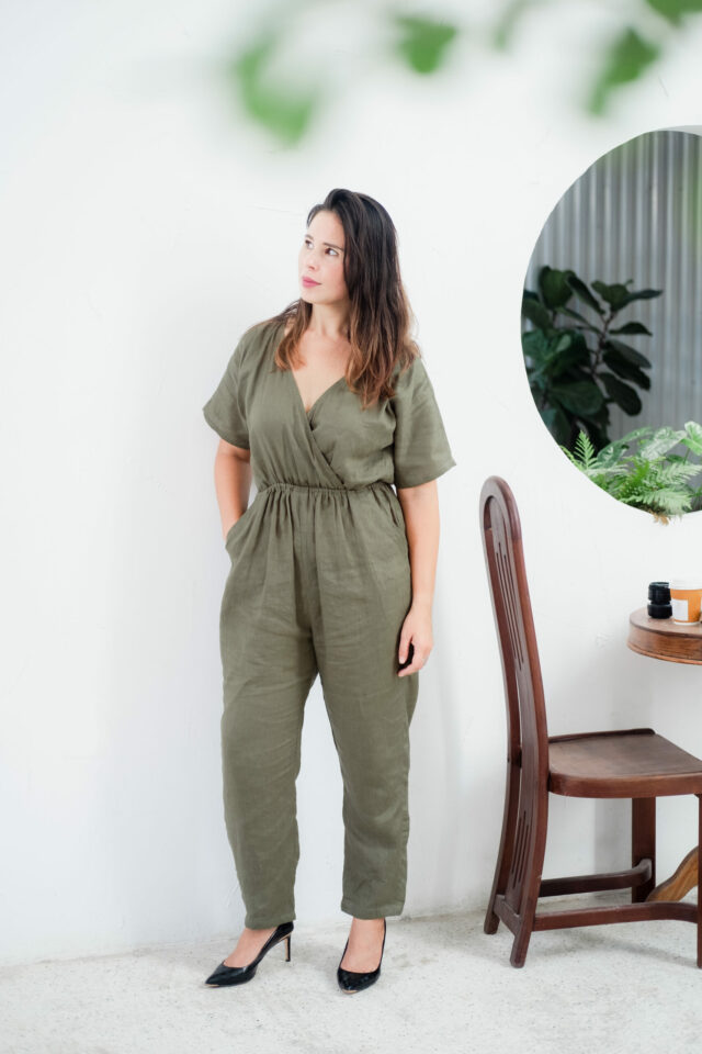 standing jumpsuit